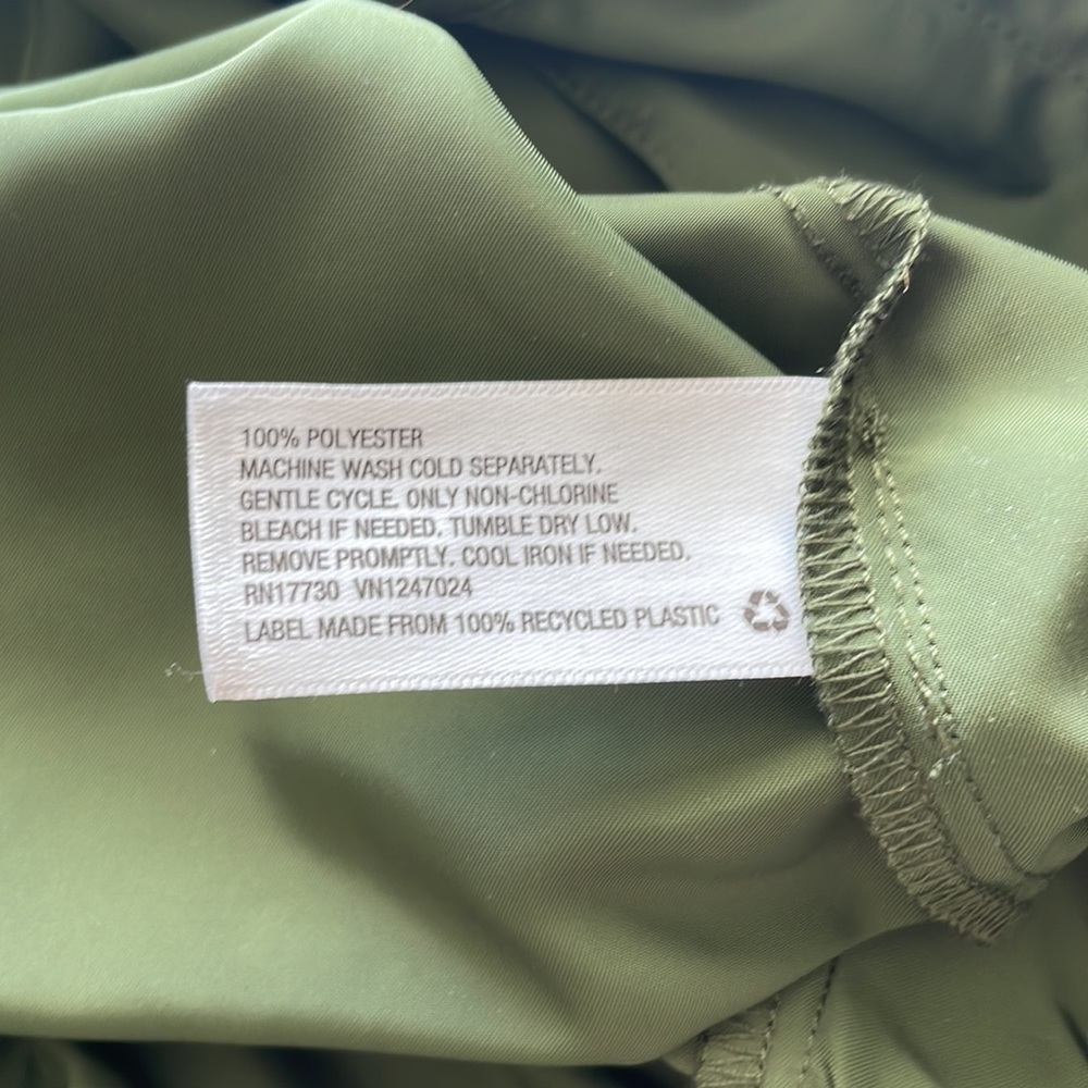 Hunter Green Zip Front Romper XL - Picture 10 of 12